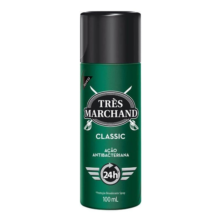Desodorante Masculino Tres Marchand classic 100Ml - Drogaria Poupa Centro