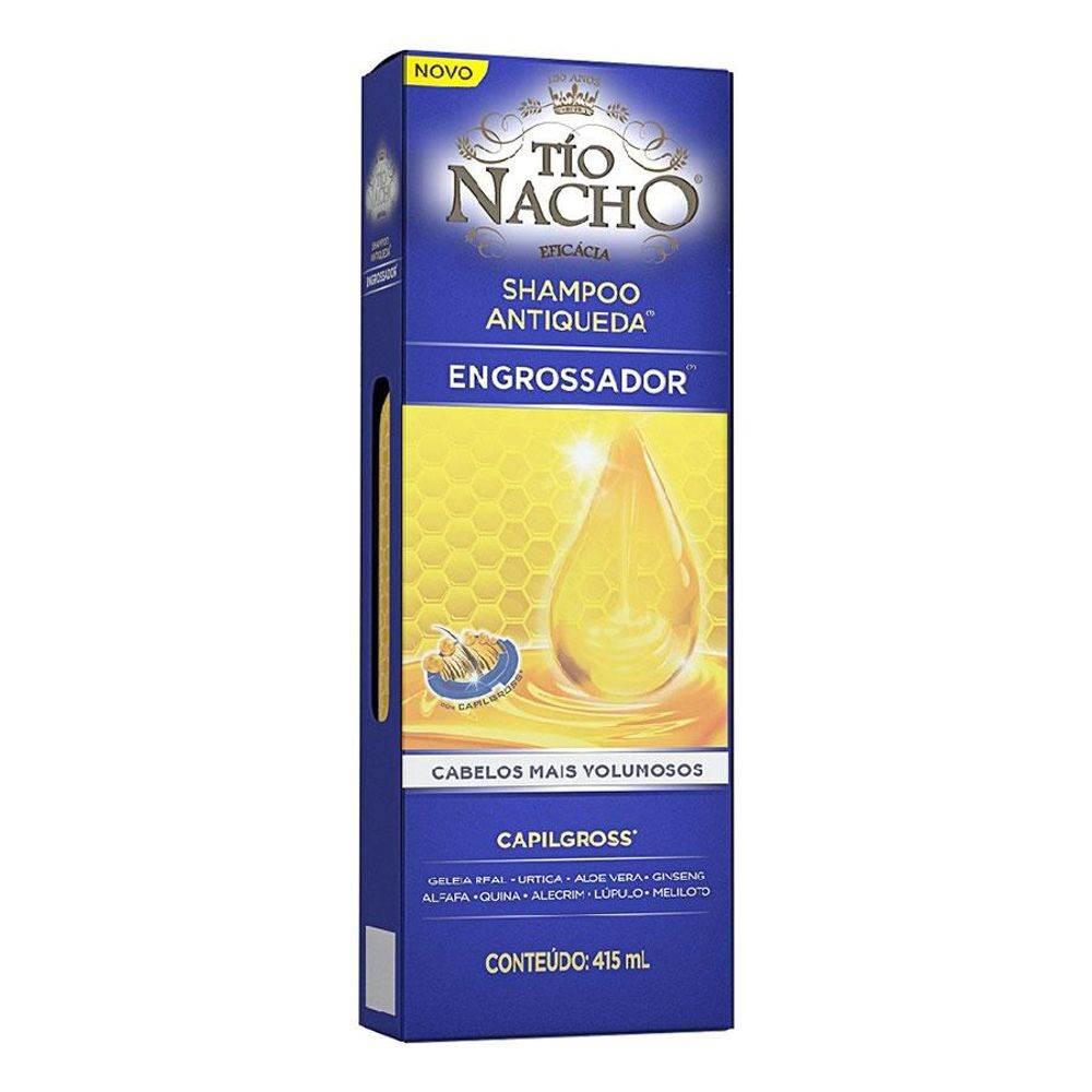 Shampoo Tio Nacho Antiqueda Engrossador -415ml - Drogaria Poupa Centro