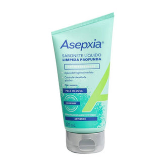 Sabonete Líquido Asepxia Limpeza Profunda 150ml - Pele Oleosa