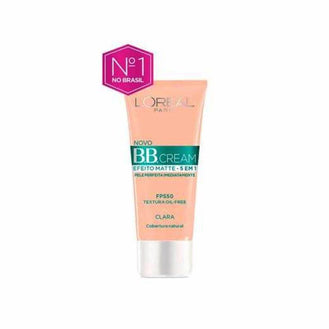 Base BB Cream L'Oréal Paris Efeito Matte Cor Clara FPS 50 30Ml - Drogaria Poupa Centro