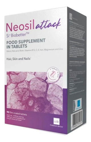 Kit Neosil Attack Suplemento Alimentar - 90 Cápsulas + 10cp Brin