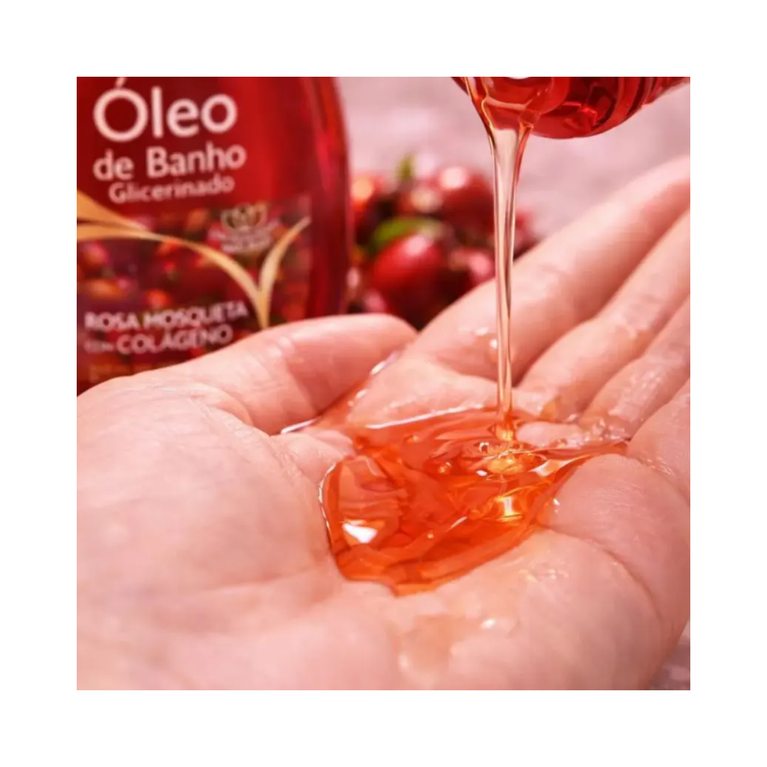 Sabonete Líquido Muriel Óleo de Banho Rosa Mosqueta Colágeno 230ml