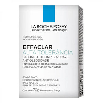 SABONETE DE LIMPEZA FACIAL LA ROCHE-POSAY EFFACLAR ALTA TOLERANCIA 70g