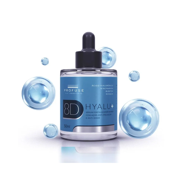 Sérum Facial Fortalecedor Profuse 8D Hyalu+ Anti-idade 50ml