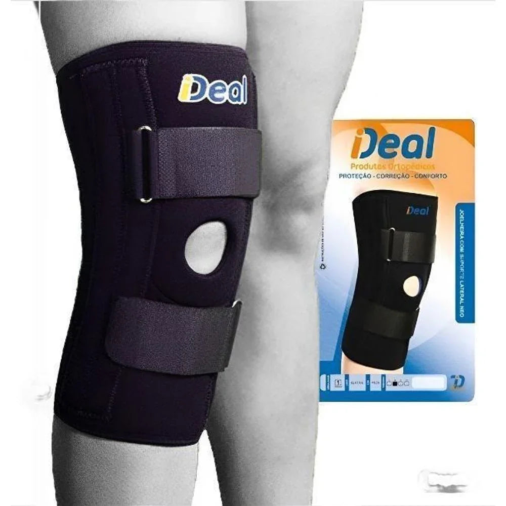 Joelheira com Suporte Lateral Neon M Ideal