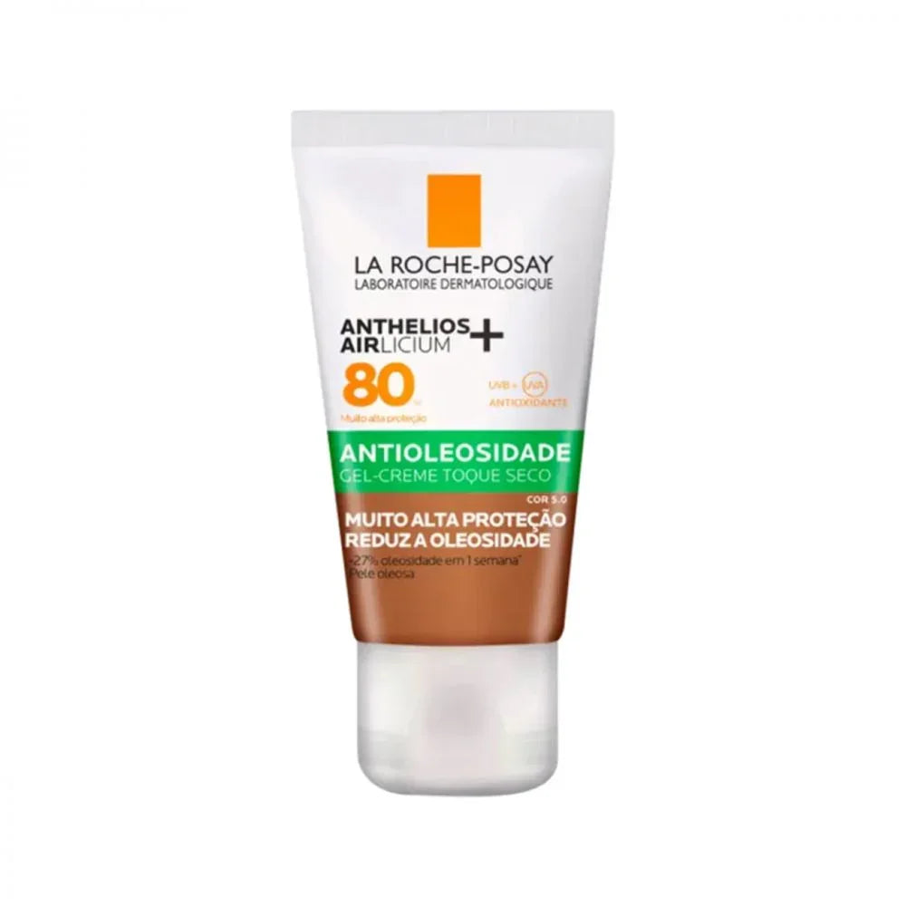 Protetor Solar Facial Anthelios Airlicium + FPS 80 Cor 5.0 - 40G