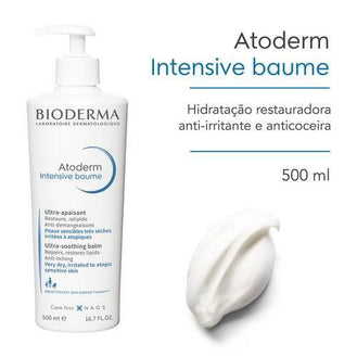 Atoderm Bálsamo Hidratante Intensivo Baume 500ml Bioderma - Drogaria Poupa Centro