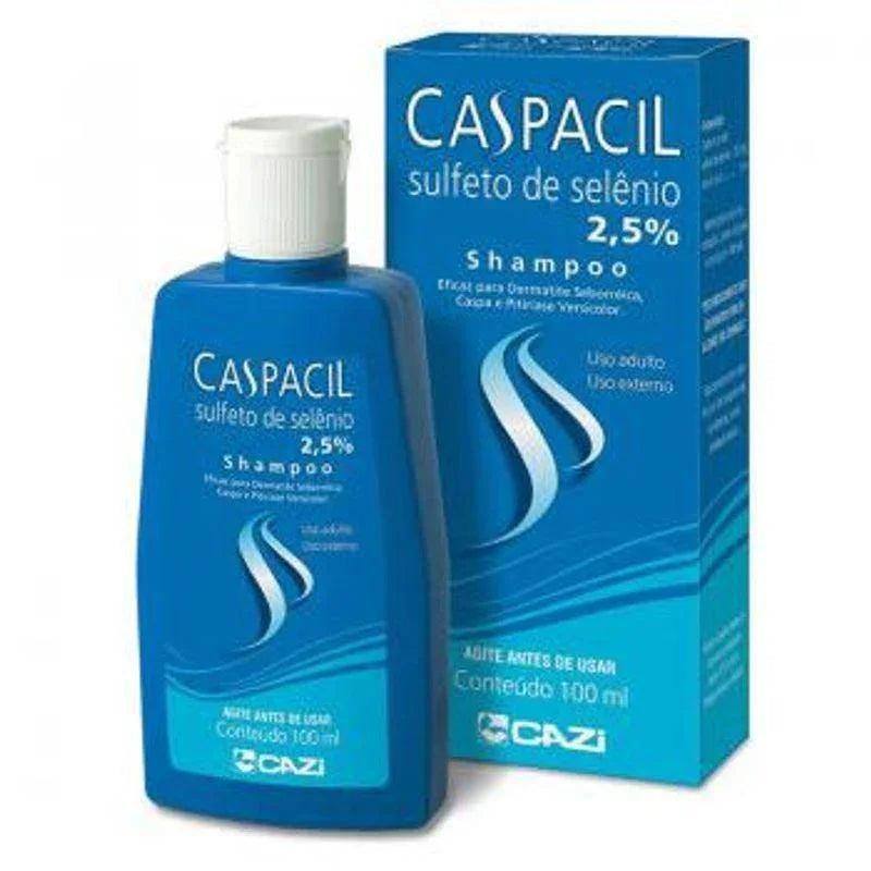 Caspacil Shampoo 25mg 100mL - Drogaria Poupa Centro