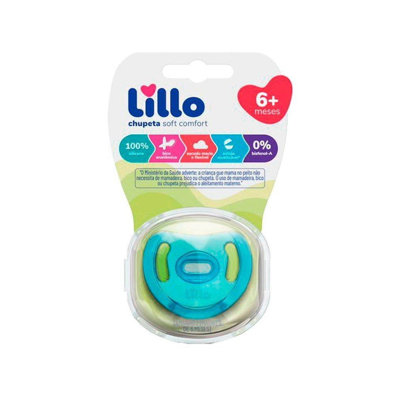 Chupeta Soft Comfort Tam2 Azul Lillo - Drogaria Poupa Centro
