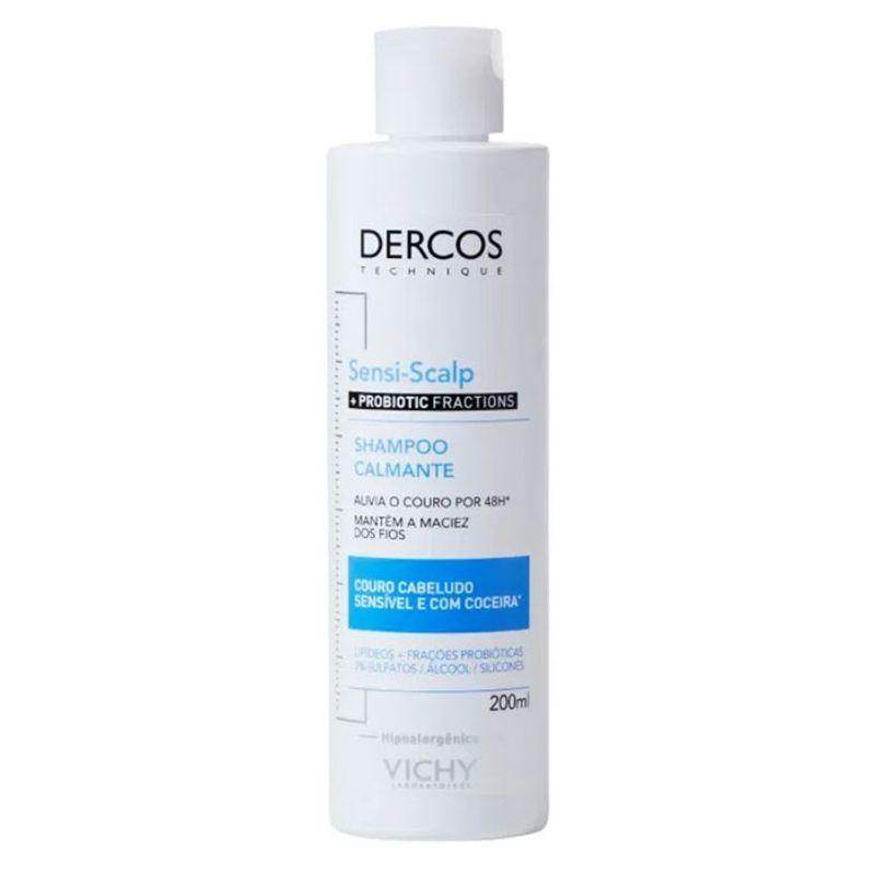 Shampoo Calmante Vichy Dercos Sensi Scalp 200ml - Drogaria Poupa Centro