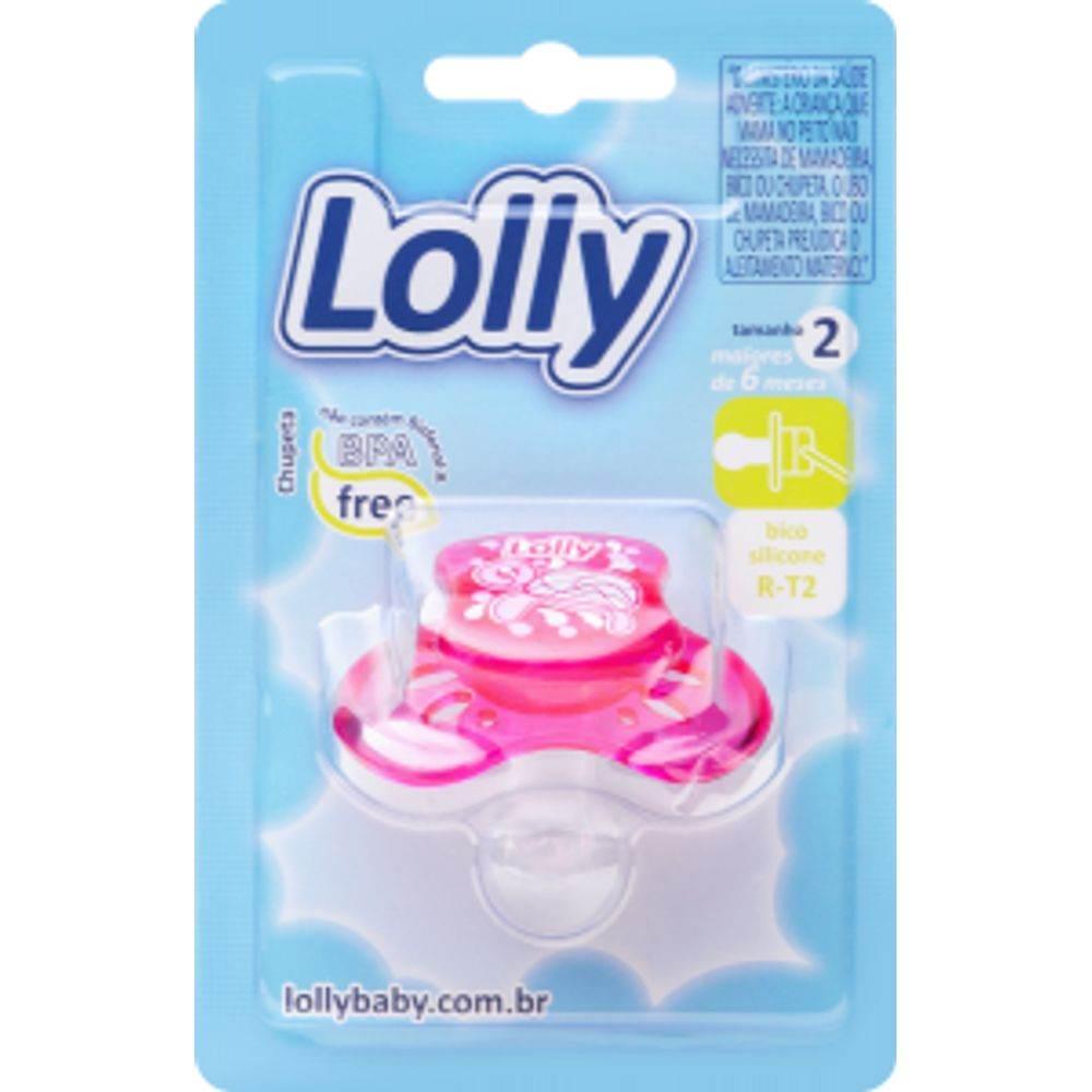 Chupeta Lolly Oceano Silicone R-T2 Rosa - Drogaria Poupa Centro