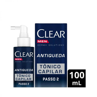 Tonico Capilar Clear Men Antiqueda Derma Solutions 100ML - Drogaria Poupa Centro
