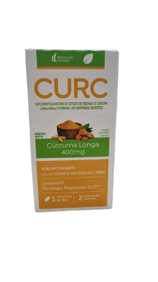 Kit Suplemento Alimentar Curc - 30 Comprimidos + 8 cp (Brinde)