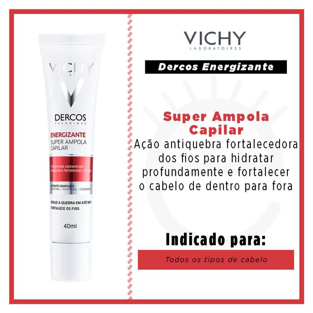 Dercos Ampola Energizante 40Ml