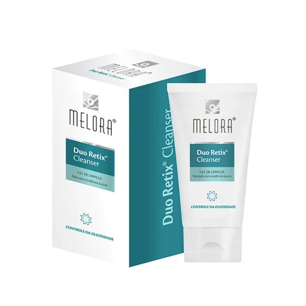 Gel de Limpeza Facial Melora Duo Retix Cleanser Controle da Oleosidade 60G