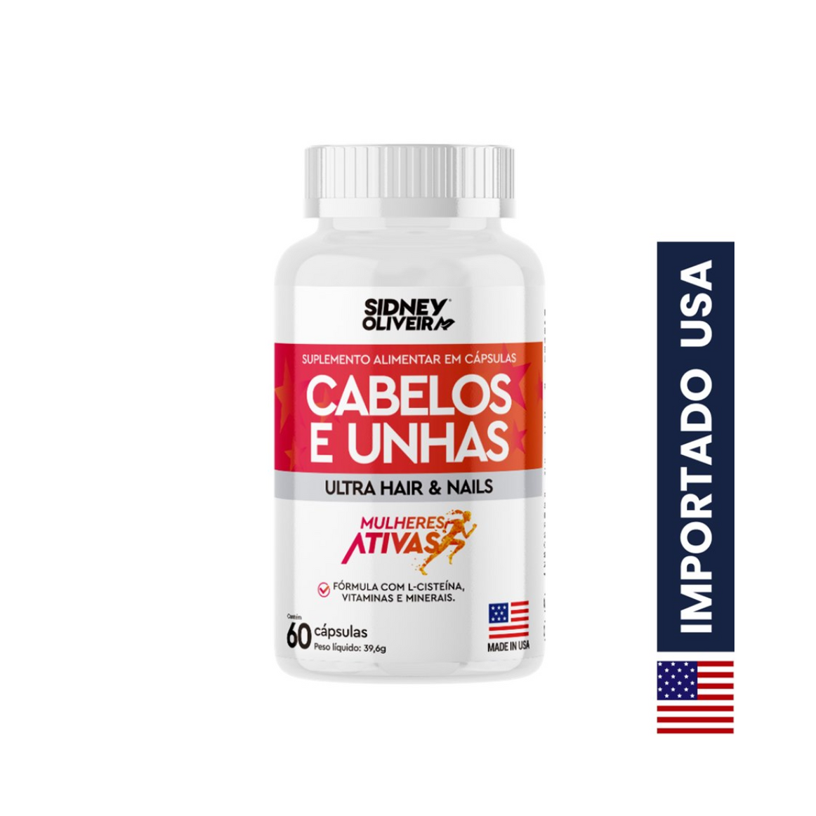 Cabelos E Unhas Made In Usa 60 Cps Mulheres Ativas Sidney