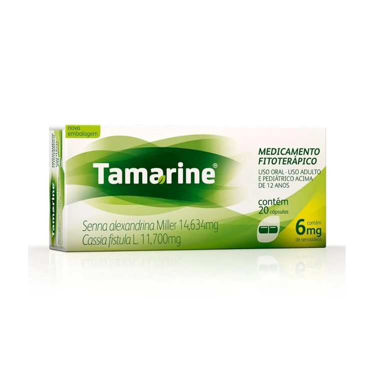 Laxante Fitoterápico Tamarine 20 cápsulas