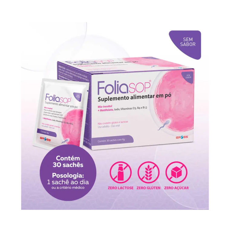 Folia Sop para Gestantes 30 sachês