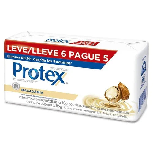 Kit Sabonete Protex Macadamia Leve 6 Pague 5 85g