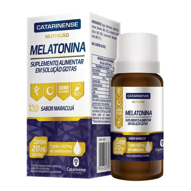 Melatonina Maracujá em Gotas 25ml - Eurofarma