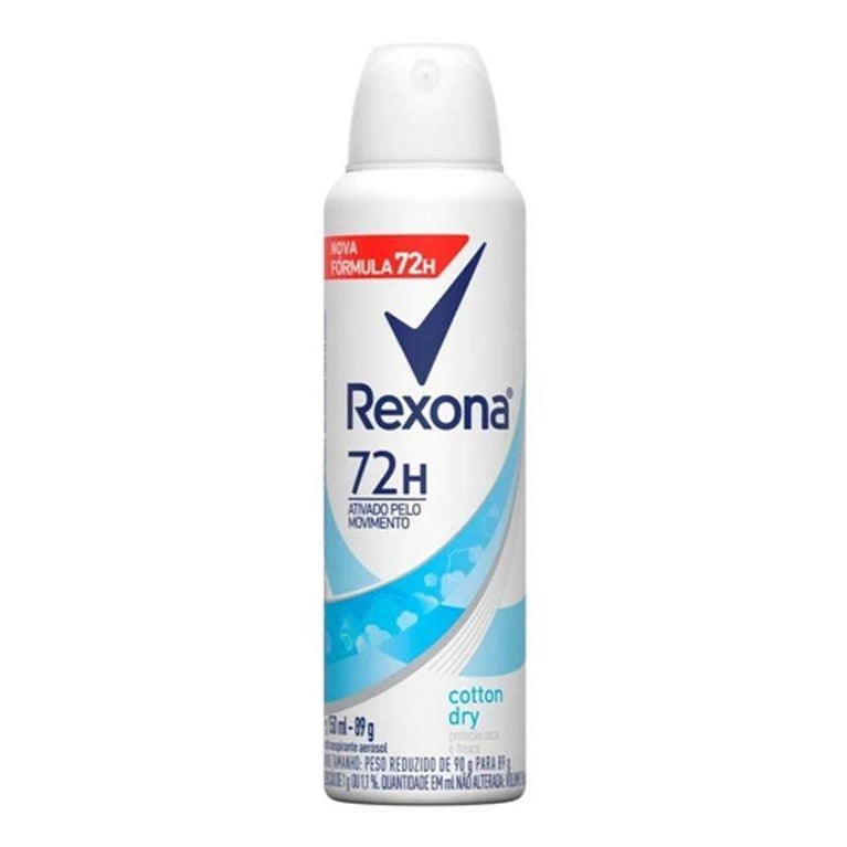 Desodorante Rexona Aero 72H Cotton Dry 150Ml - Drogaria Poupa Centro