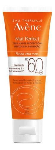Avène Mat Perfect Fluido Ultramate Fps 60 Protetor Solar 40g - Drogaria Poupa Centro