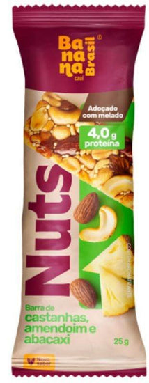 Barra Nuts Amendoin E Abacaxi 25Gr - Drogaria Poupa Centro
