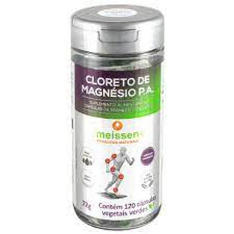 Cloreto De Magnesio P.A 120 Cápsulas Meissen - Drogaria Poupa Centro