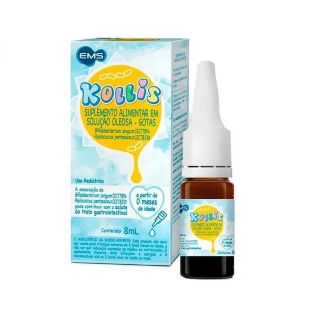 Kit Kollis frasco 8mL de solução oleosa + 5mL Brinde