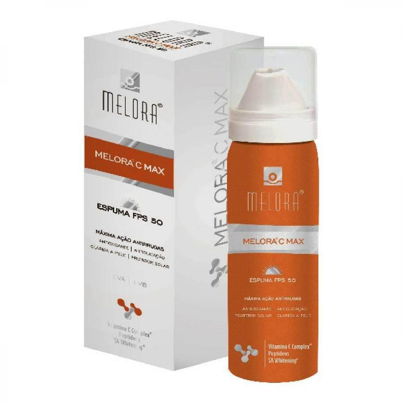 MELORA C CREME ESPUMA FPS50 45ML - Drogaria Poupa Centro