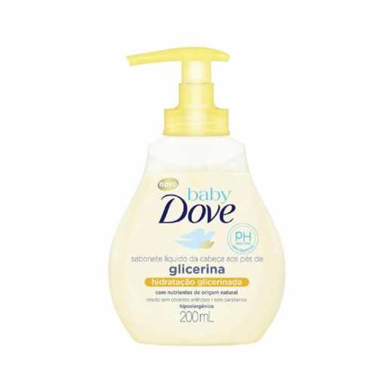 Sabonete Liquido Dove Baby Hidratacao Glicerinada 200ml