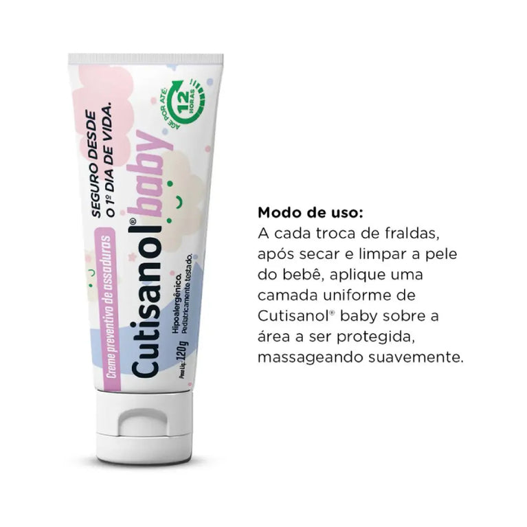 Creme Preventivo de Assaduras Cutisanol Baby 120g