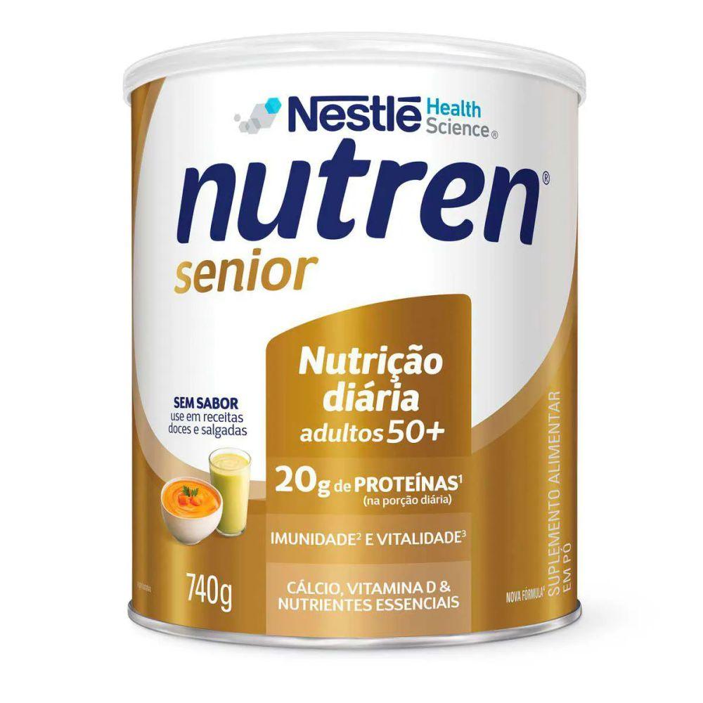 Suplemento Alimentar Nutren Senior 50+ Sem Sabor - 740G