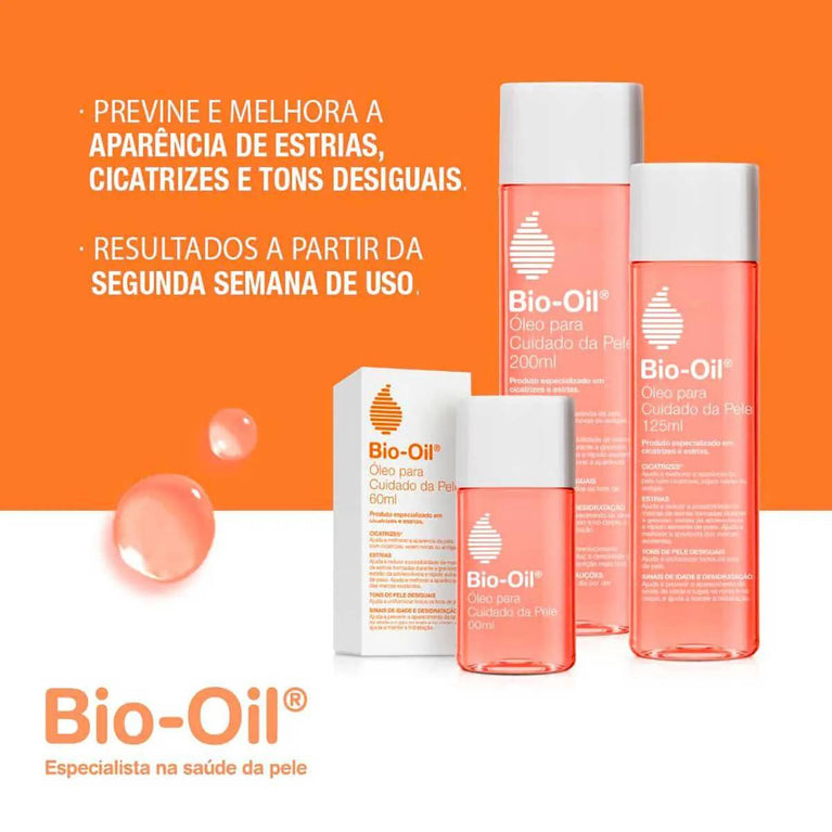 Óleo Corporal Bio-Oil Antiestrias e Cicatrizante 60ml