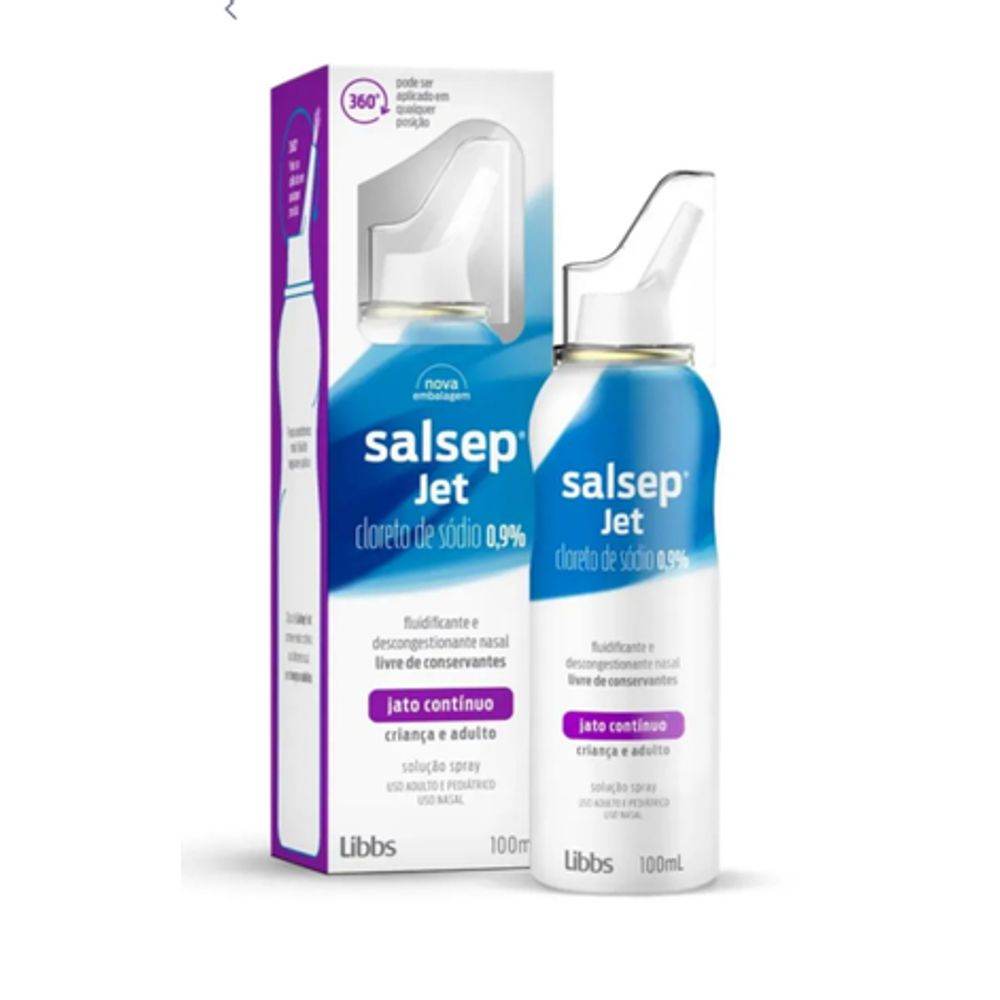 Salsep Jet 0,9% - 100Ml Libbs . - Drogaria Poupa Centro