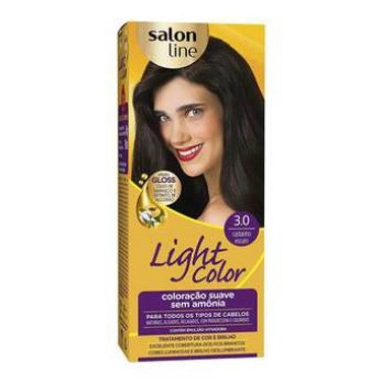 Tinta Light Color Salon Line Nº3.0 Castanho Escuro - Drogaria Poupa Centro