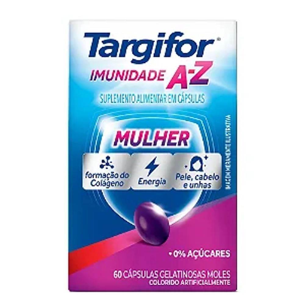 Targifor A-Z Mulher - 60 Cápsulas - Drogaria Poupa Centro