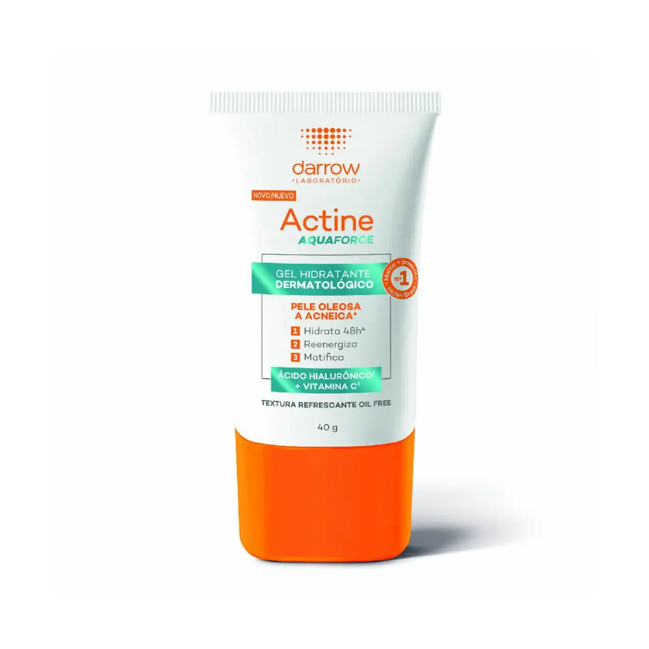 Gel Hidratante Facial Dermatológico Actine Aquaforce Pele Oleosa a Acneica 40g