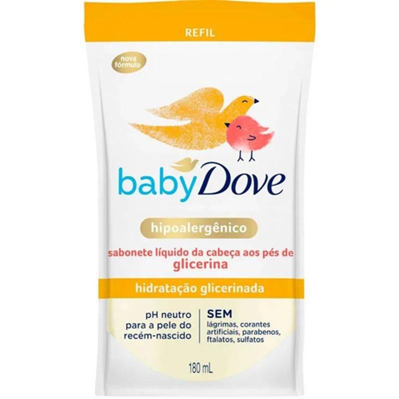 Dove Baby 180Ml Refil Sabonete - Drogaria Poupa Centro