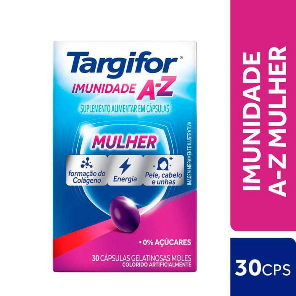 Targifor A-Z Mulher - 30 Cápsulas - Drogaria Poupa Centro