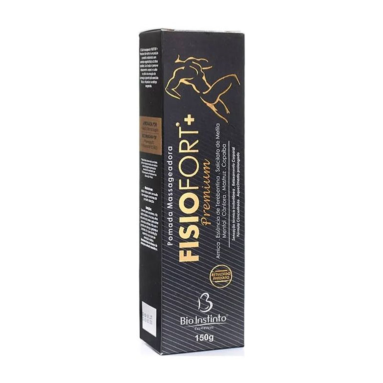 Pomada Desodorante Massageadora Fisiofort+ Premium Bio Instinto 150g