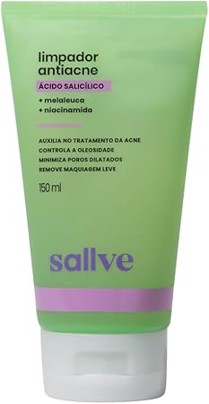 Limpador Antiacne Sallve 150Ml