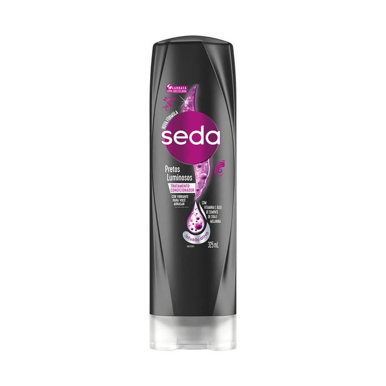 Condicionador Seda Pretos Luminosos 325ml - Brilho e Maciez