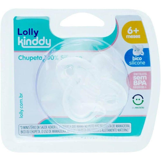 Chupeta Lolly Kinddy Tam 2 Transparente - Drogaria Poupa Centro