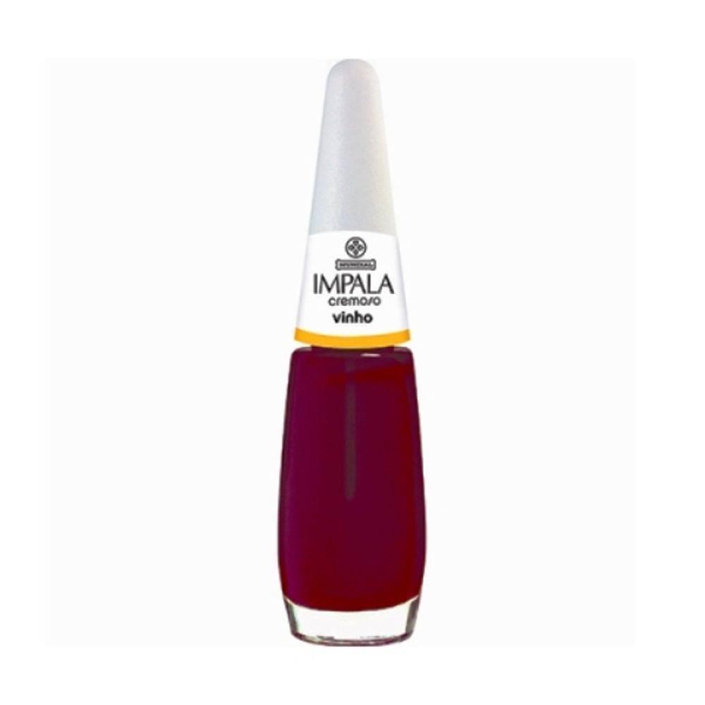 Esmalte Impala Cremoso Vinho 7,5ml - Drogaria Poupa Centro