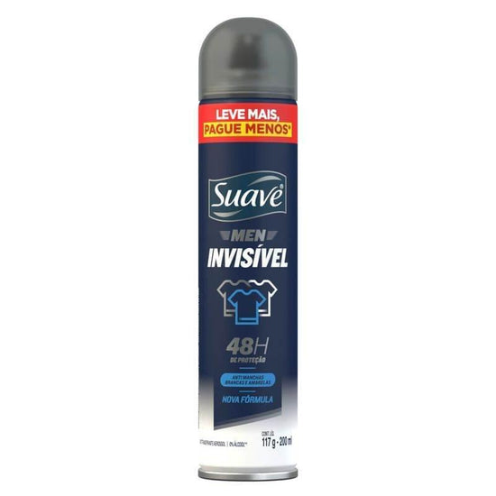 Deso Suave Men Aer Ap Invis 200Ml - Drogaria Poupa Centro