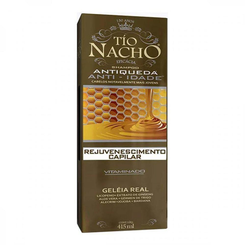 Shampoo Tio Nacho Antiqueda e Anti Idade - 415 ml - Drogaria Poupa Centro