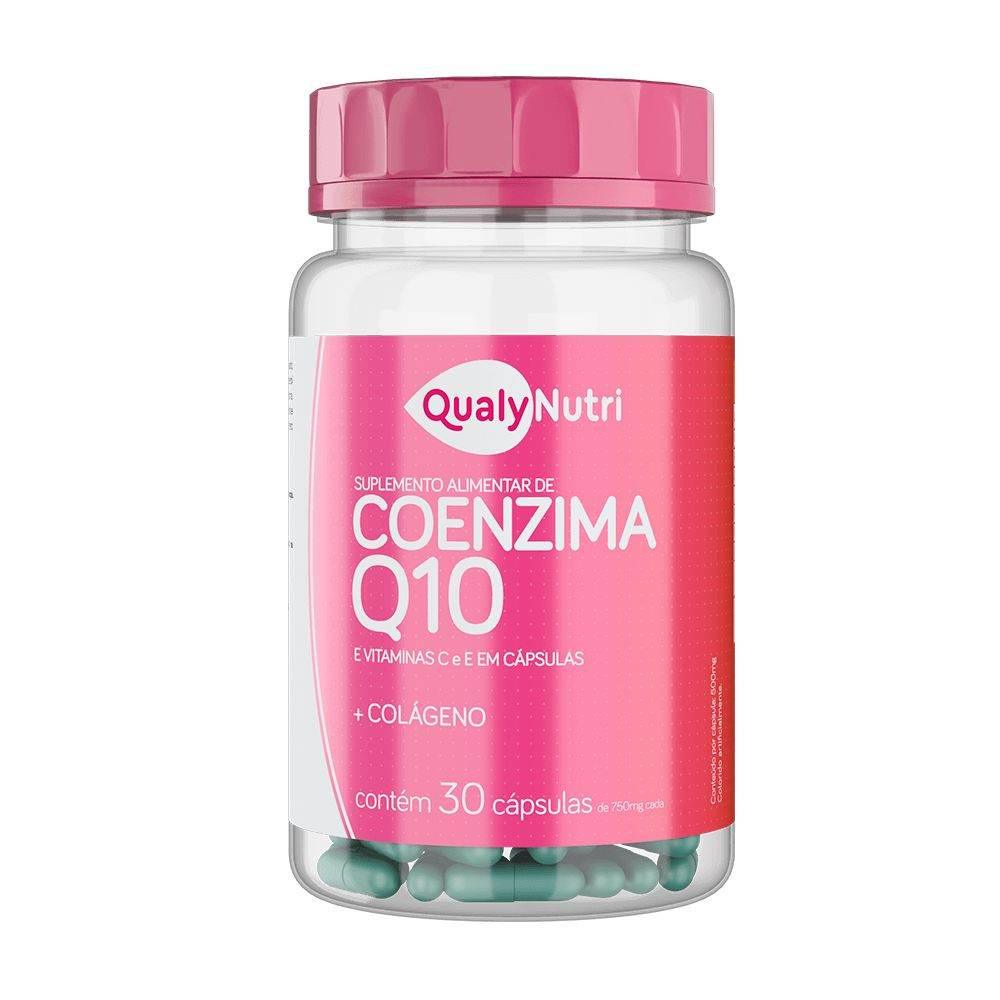 Coenzima Q10 Com Colageno 500Mg C/30 Caps Qualynutri - Drogaria Poupa Centro