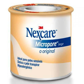 Fita Micropore Bege Nexcare 50mm x 4,5m - Drogaria Poupa Centro