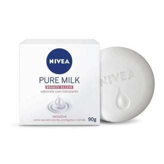 Sab. Nivea Pure Milk Sens 90G - Drogaria Poupa Centro